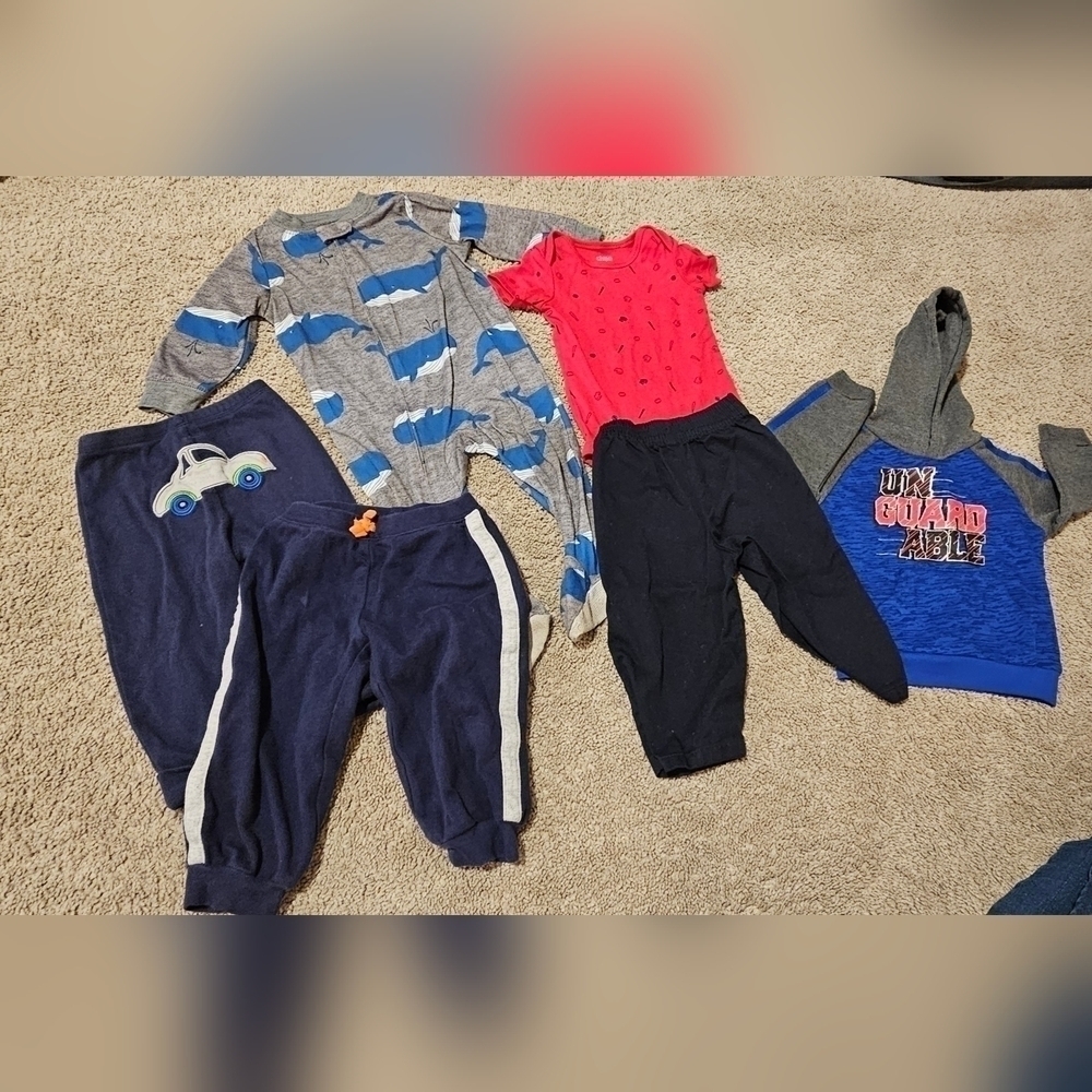 Size 12 months | 6 item lot Bundle of Infant Baby Boys clothes
